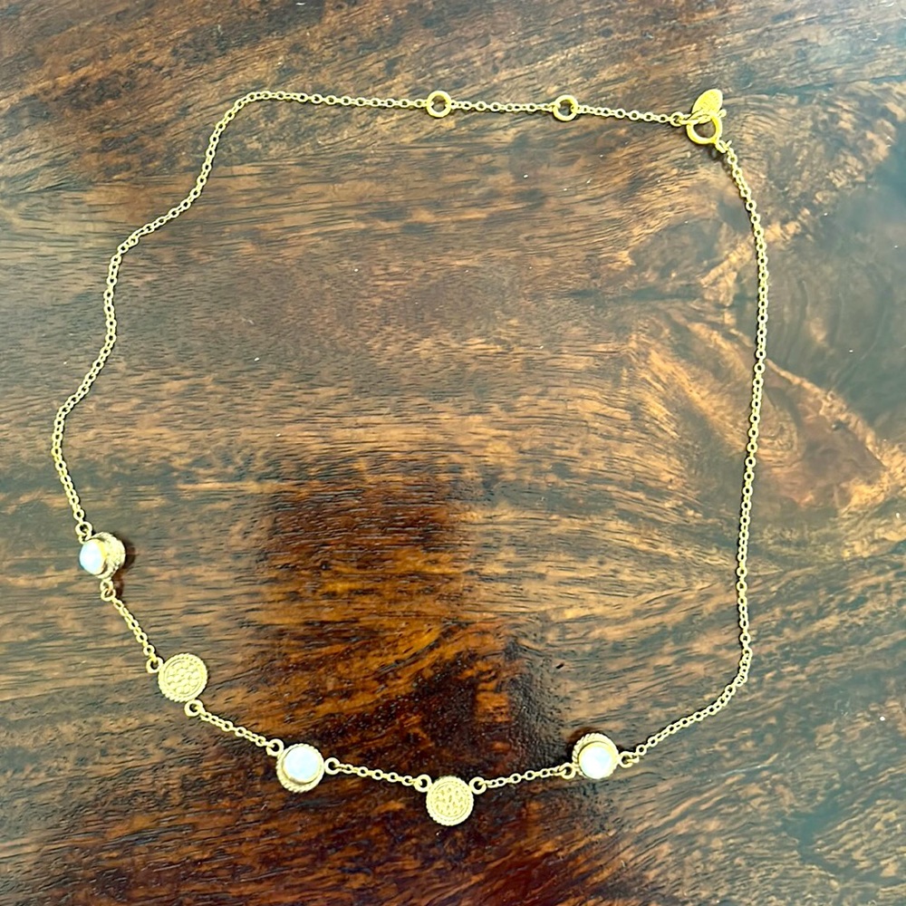 Gold tone embellished chain